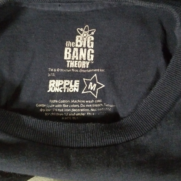 Official The Big Bang Theory BAZINGA Tee - Picture 3 of 3